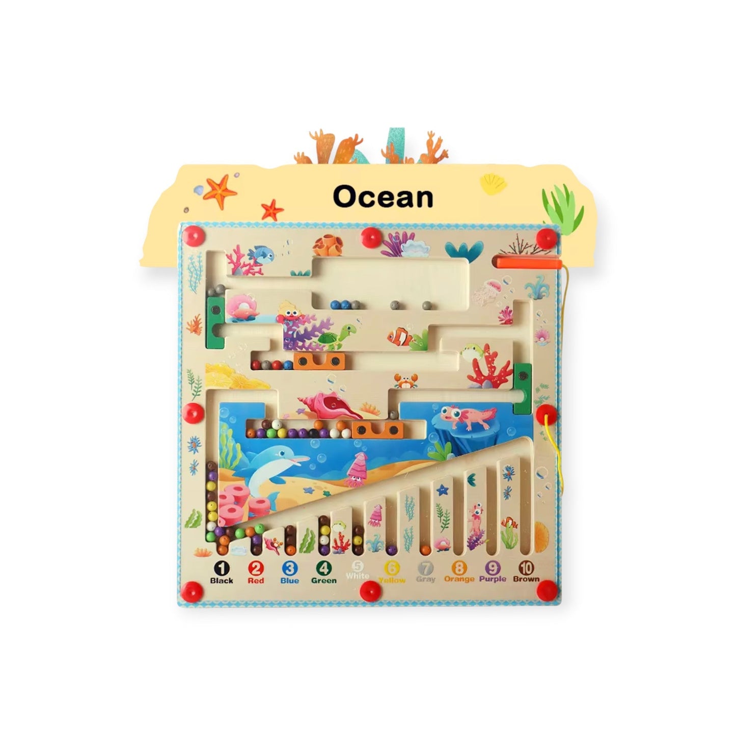 Montessori Magnetic Maze Board - Project Montessori