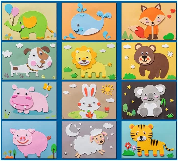 3D Sticker Puzzles (12 Sheets) Project Montessori