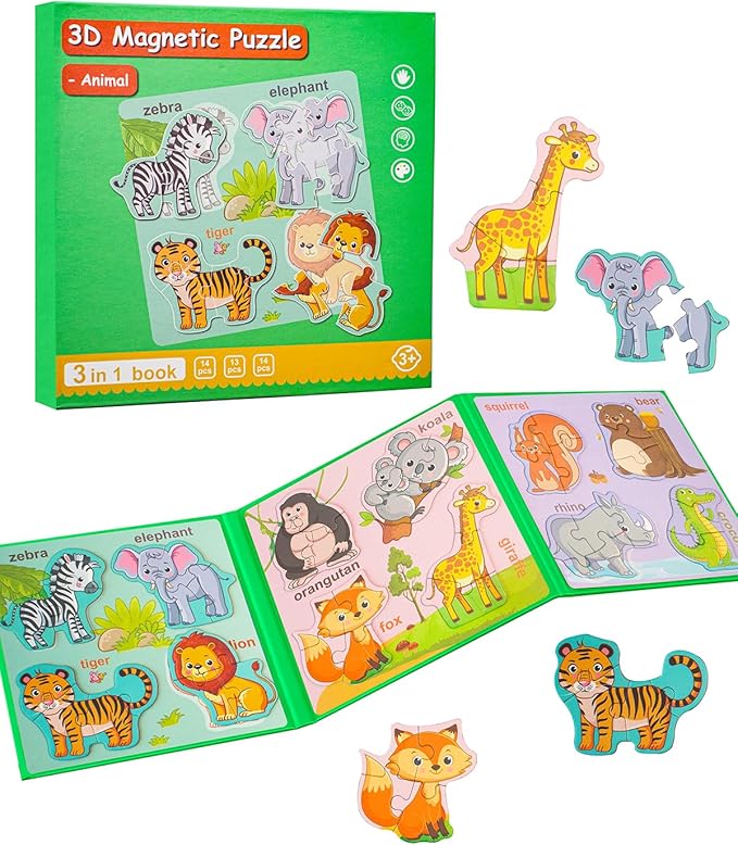 Montessori Magnetic Story Puzzle Books