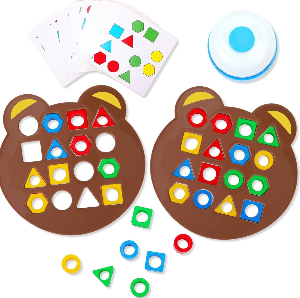 Montessori Shape & Color Matching Puzzle – Project Montessori