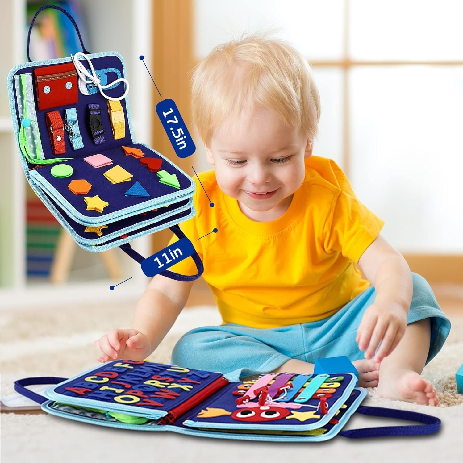 MutoToy® Busy Board Montessori 1 Anno, 22 In 1 Libro Montessori Interattivo In Feltro Quiet Book Sensoriale Educativo Giochi Interattivi Per Bambini Regali Per Bambini Bambina 1 2 3 4 Anni 0 MutoToy® Busy Board Montessori 1 Anno, 22 In 1 Libro Montessori Interattivo In Feltro Quiet Book Sensoriale Educativo Giochi Interattivi Per Bambini Regali Per Bambini Bambina 1 2 3 4 Anni 0