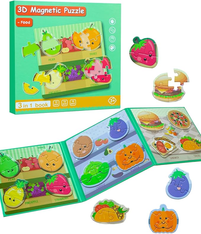 Montessori Magnetic Story Puzzle Books