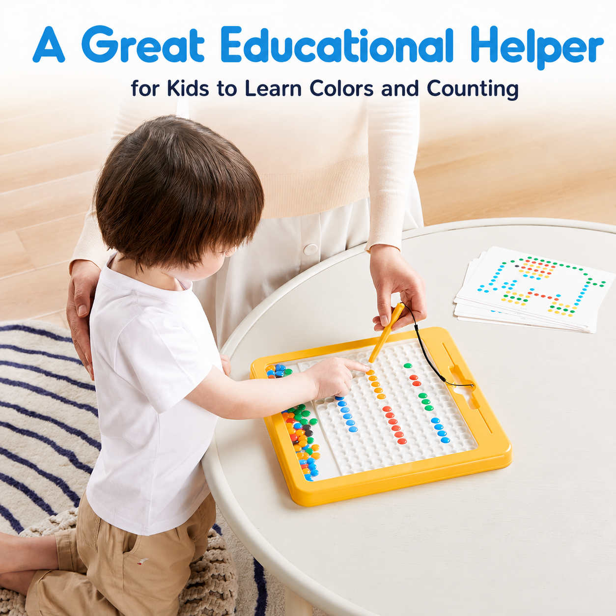 Montessori Magnetic Dots Board