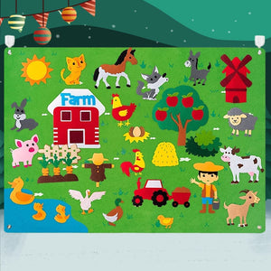 Open image in slideshow, Montessori Felt Story Board
