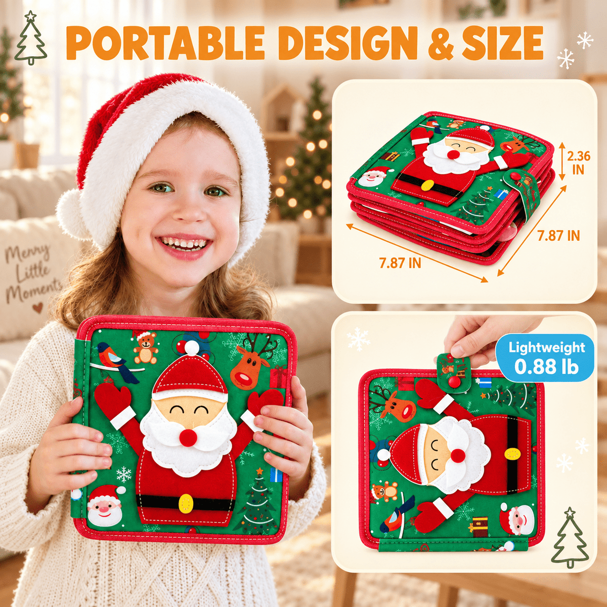 Montessori Felt Santa Book - Project Montessori