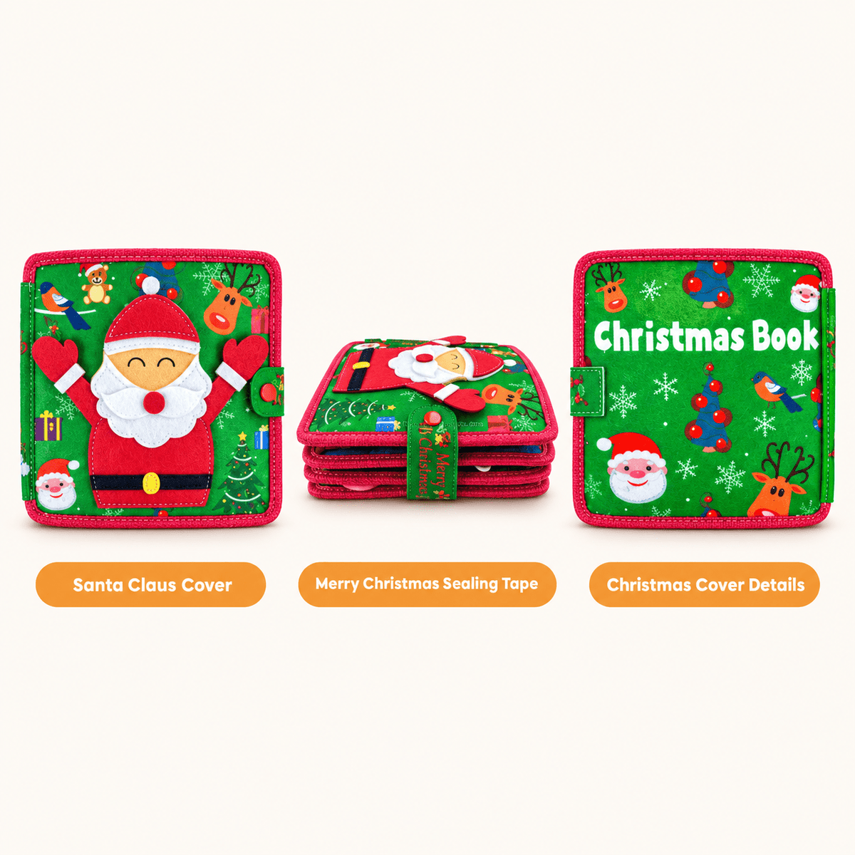 Montessori Felt Santa Book - Project Montessori
