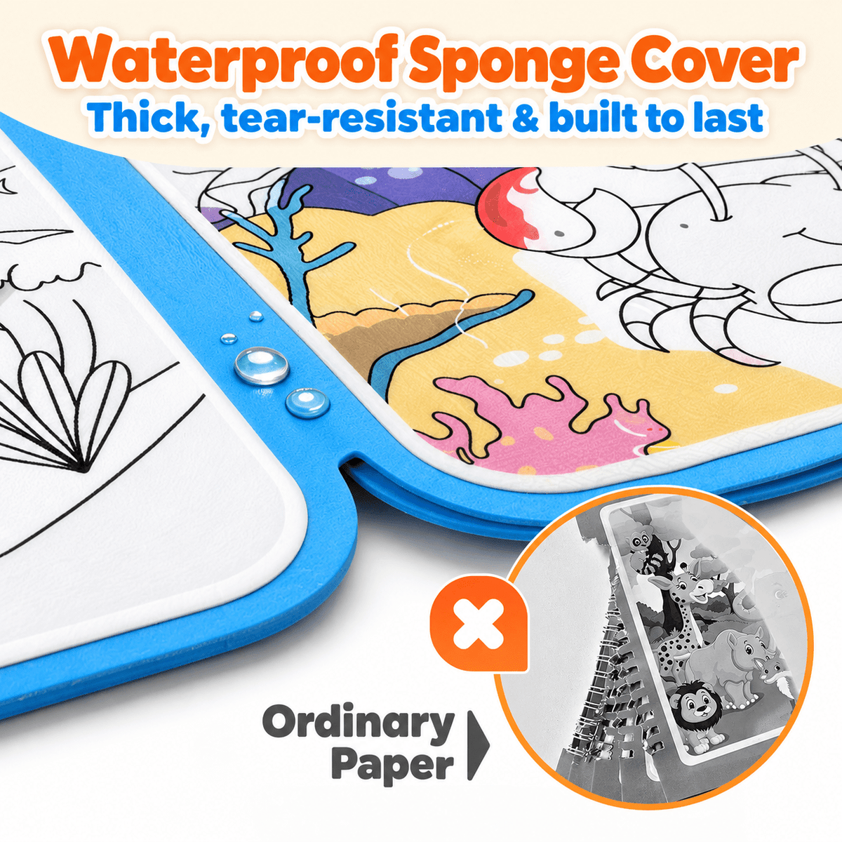 Montessori Magic Water Coloring Books (4-Pack) - Project Montessori