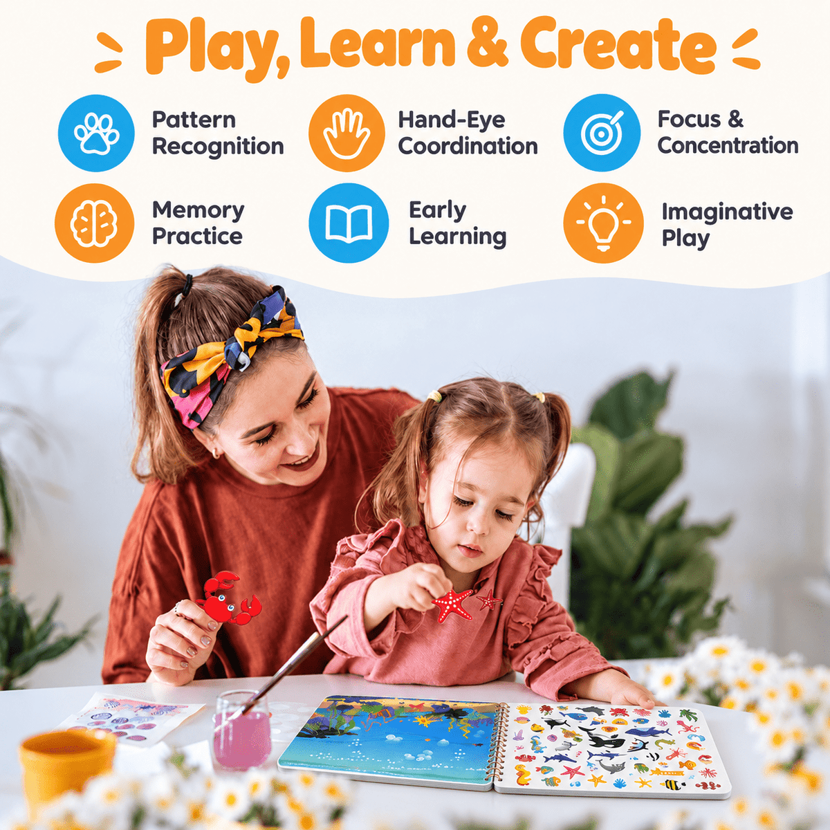 Montessori Sticker & Discover Book - Project Montessori
