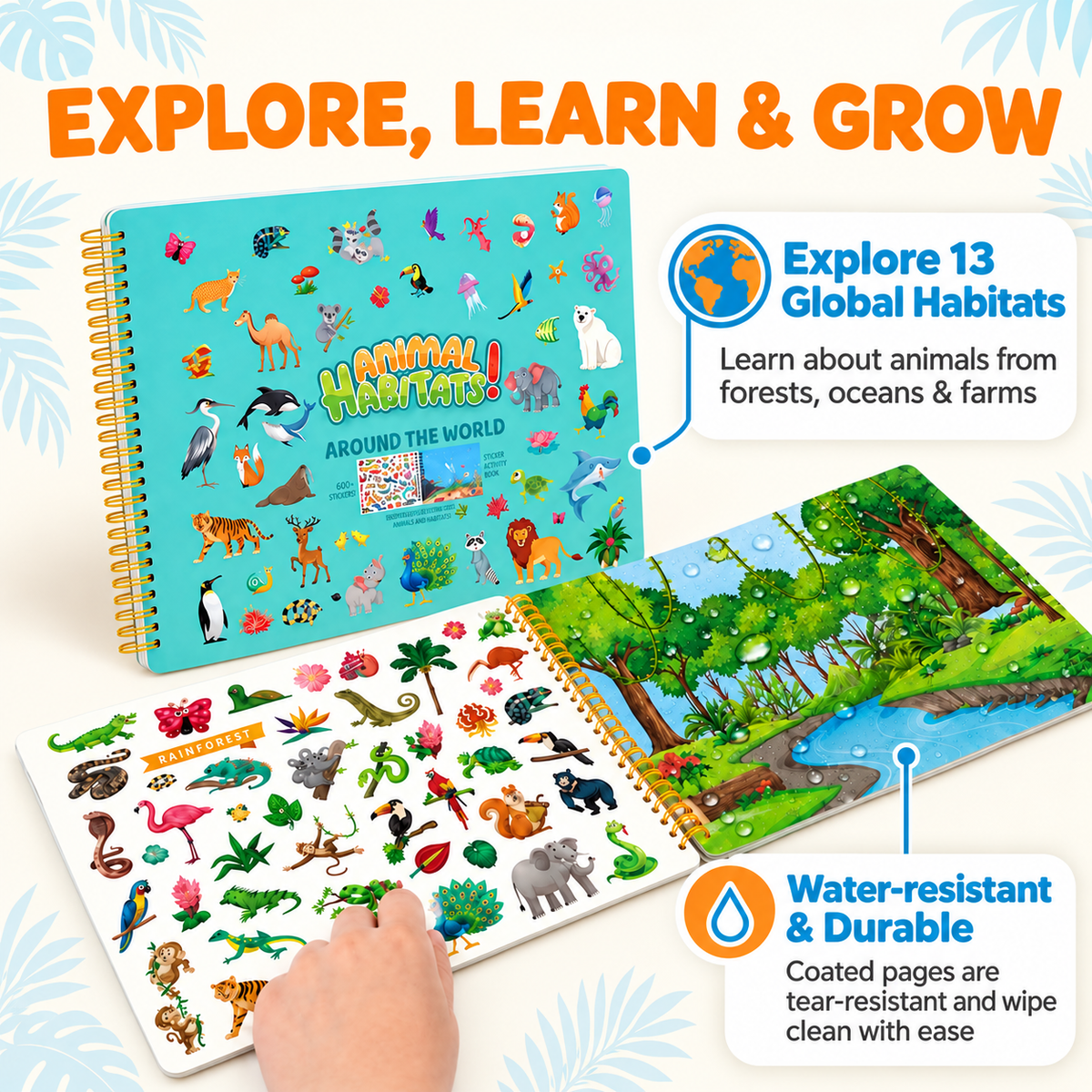 Montessori Sticker & Discover Book - Project Montessori