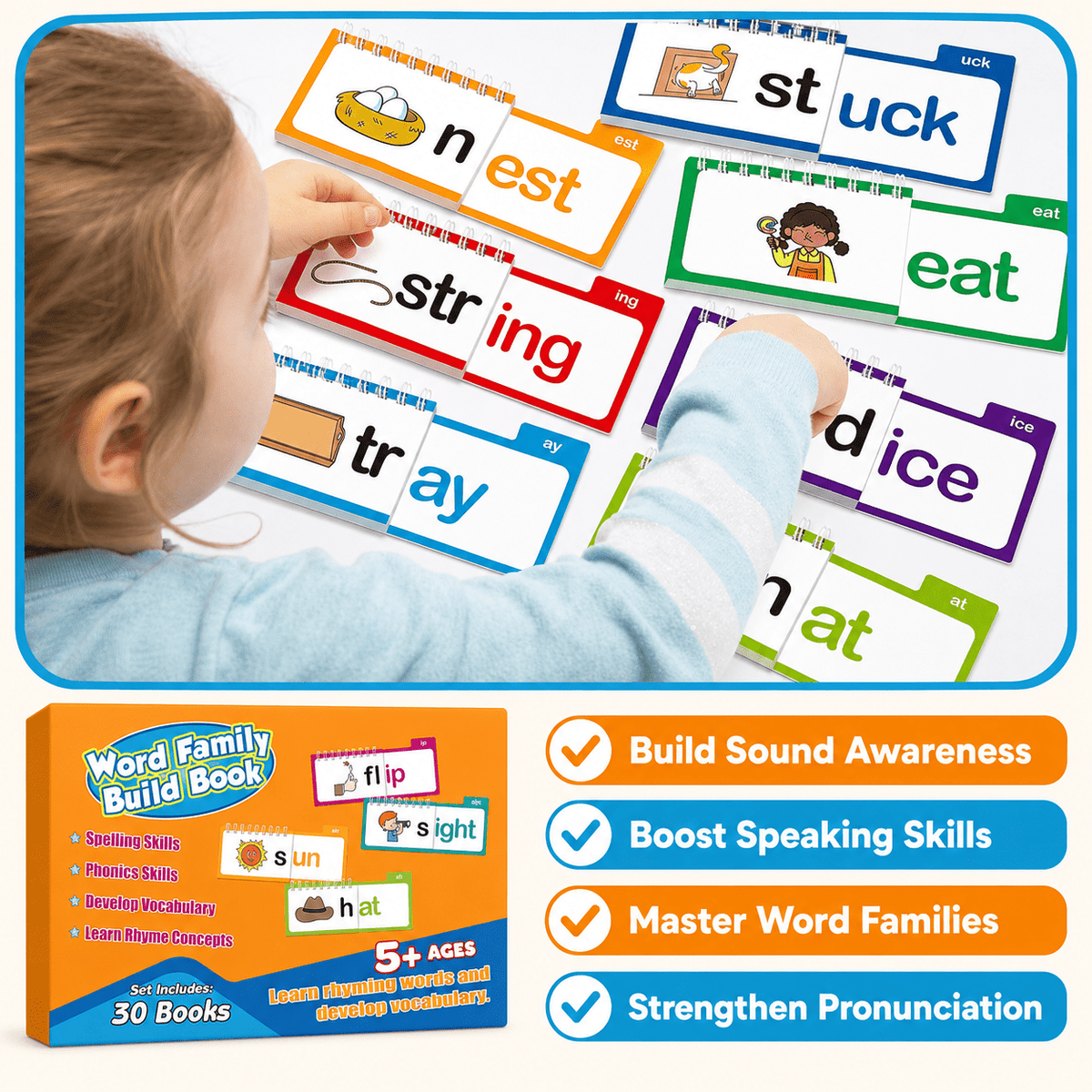 Montessori Word Flip Cards - Project Montessori Flash Cards