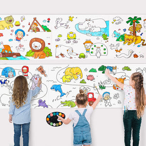 Open image in slideshow, Montessori Coloring Paper Roll
