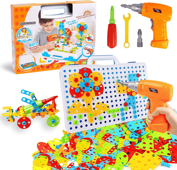 STEM Drill Building Kit (237 Pieces) – Project Montessori